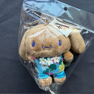 Sanrio X Hawaiian Host Tan skin Cinnamoroll Plush /keychain